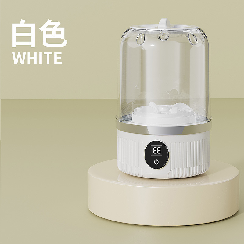 充電式ランドリーカップ下着洗濯機ワイヤレス専用靴下洗濯機充電式ミニ洗濯機|undefined