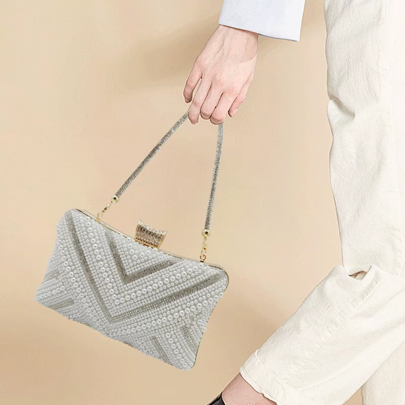 (Cross-border trading), fashionable small bag, shoulder bag, evening dress on chain, food bag, chain bag