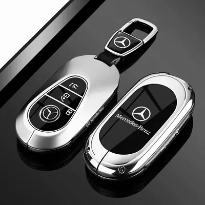 New E-Class E300L Car — Static Rod/Key Bag - type-b-key-silver-white-car-logo-buckle