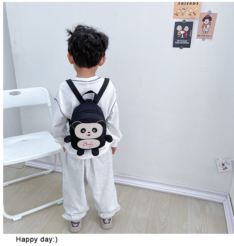 Kindergarten schoolbag for children, boys and girls, 1-3-5 years old, anti-wandering rope, cute frog, double-shoulder baby small backpack undefined