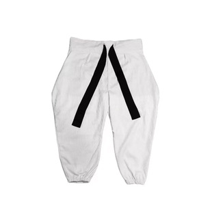 2023 Amazon stepped into independent station winter men's closed bloomers Chinese belt closed casual pants