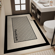 卫生间地垫浴室防滑吸水厕所超强门口洗手间硅藻泥速干卫浴脚垫子