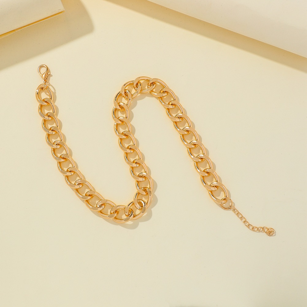 Fashion U Shape Iron Plating Unisex Necklace 1 Piece