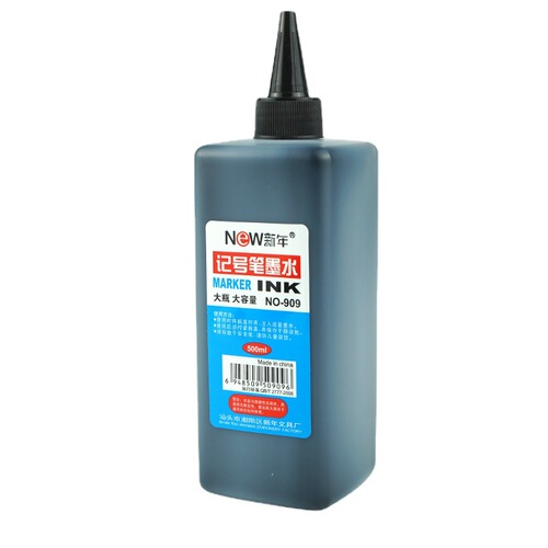 Black red and blue marker ink color refill liquid oily waterproof hook line marker pen ink refill liquid wholesale