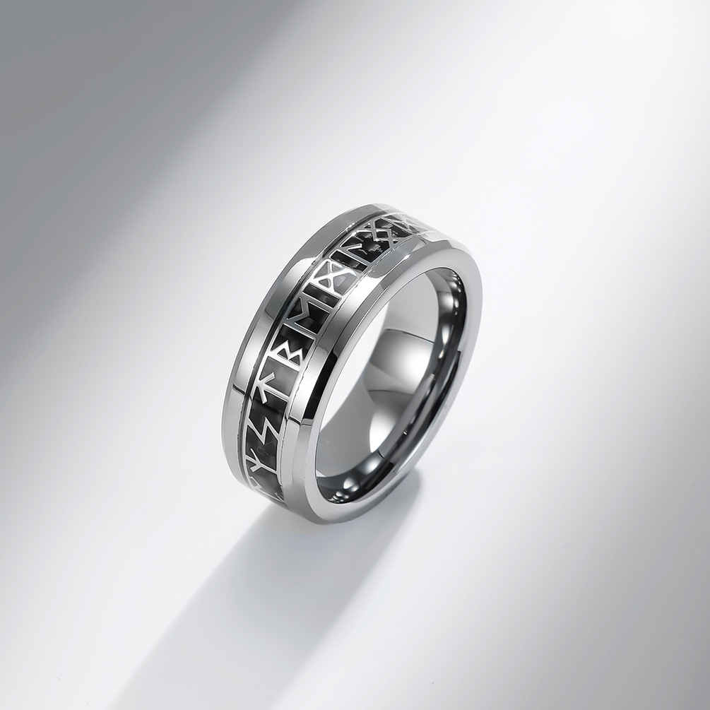 Fashion Simple Menu0027s Gold Jewelry WholesaleTitanium Steel Ring