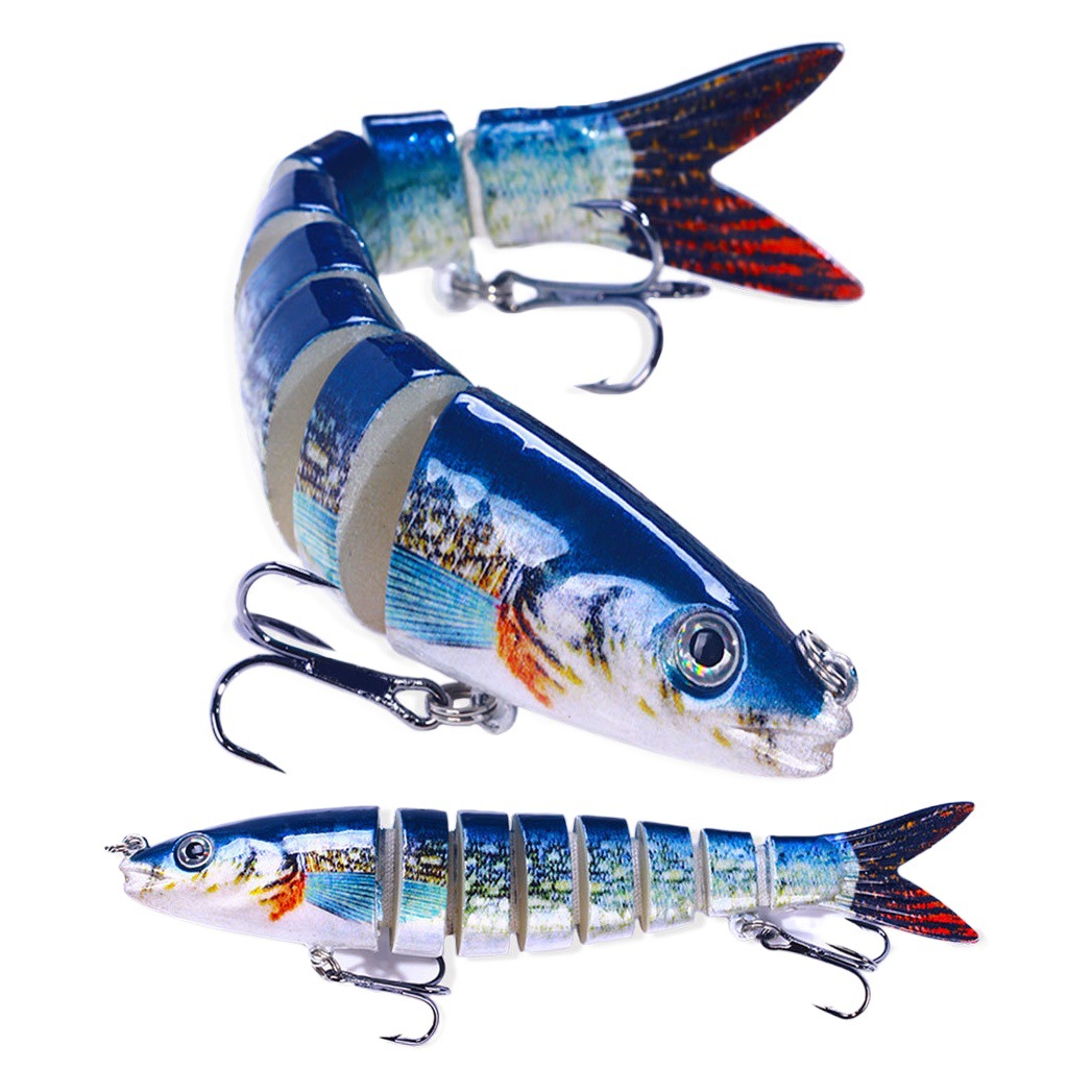Nuevo Luya cebo multi-Sección de pescado 16 colores 13cm 18g biónico multi-Sección de cebo duro Comercio exterior Luya pesca cebo falso