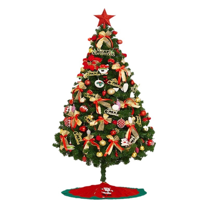 Spot al por mayor árbol de Navidad paquete para el hogar cifrado bricolaje luminoso grandes adornos 2024 nuevo sentido avanzado ins St.