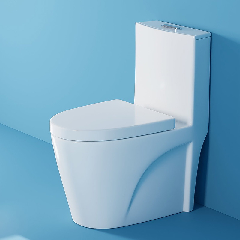 Fábrica de baños, fábrica de Chaozhou, Guangdong sanitarios, baño al por mayor, ultra-grande de una sola pieza de ahorro de agua mudo de ingeniería asiento inodoro