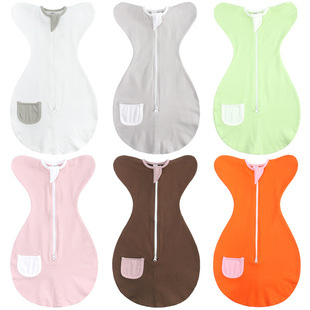 Cross-border New Baby Swaddling Sleeping Bag Anti-startle Baby Cuff Four Seasons Newborn Long-sleeved Hand Bag Hand Clothes