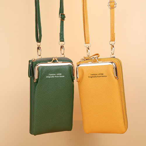  New Women's Long Money Korean Style Simple Double Zipper Large Capacity Coin Purse Multiple Card Slots Wallet Card Holder