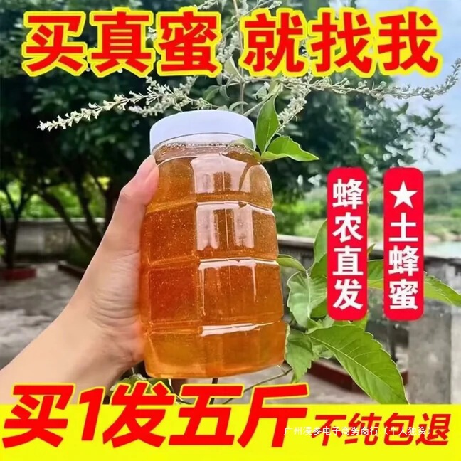 Wild Acacia Honey, Native Honey, Acacia Honey, Farm-Produced Honey, Jujube Honey, 2 Pounds of Honey, Natural Packaging