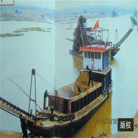 抽砂船制造大型疏浚清淤机械抽沙船设备海上多功能射吸式抽沙船