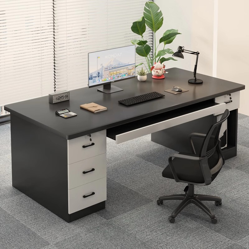 Desktop Computer Desk with Drawer Desk Bedroom Simple Writing Desk Household Table and Chair Combination Host E-sports Table