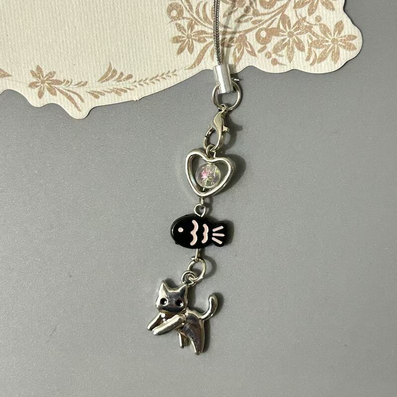 猫猫不吃鱼可爱耳机壳挂件手机壳简约挂件ccd相机钥匙挂件装饰|undefined