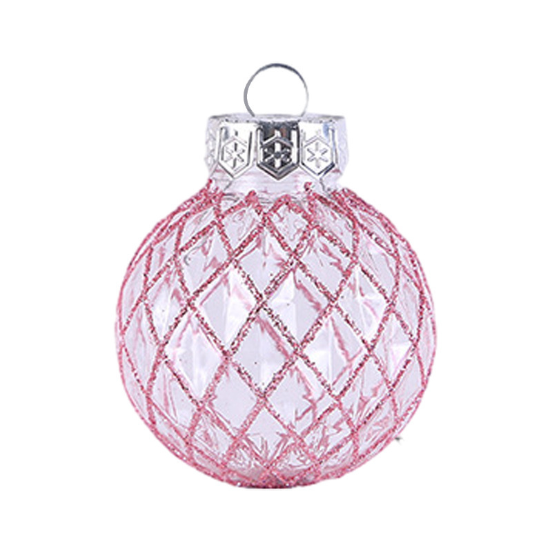 国境を越えた新しいクリスマスボール6cmクリスマスツリー装飾メッキプラスチックボール異形彩色クリスマスボールセットストラップ|undefined