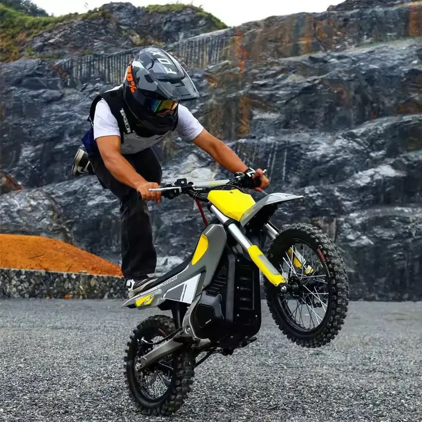 Foxboy Kidsren's Off-Road Electric Motorcycle Youth Electric Off-Road Is Suitable for Teenagers Aged 10-15 Years Old to Ride