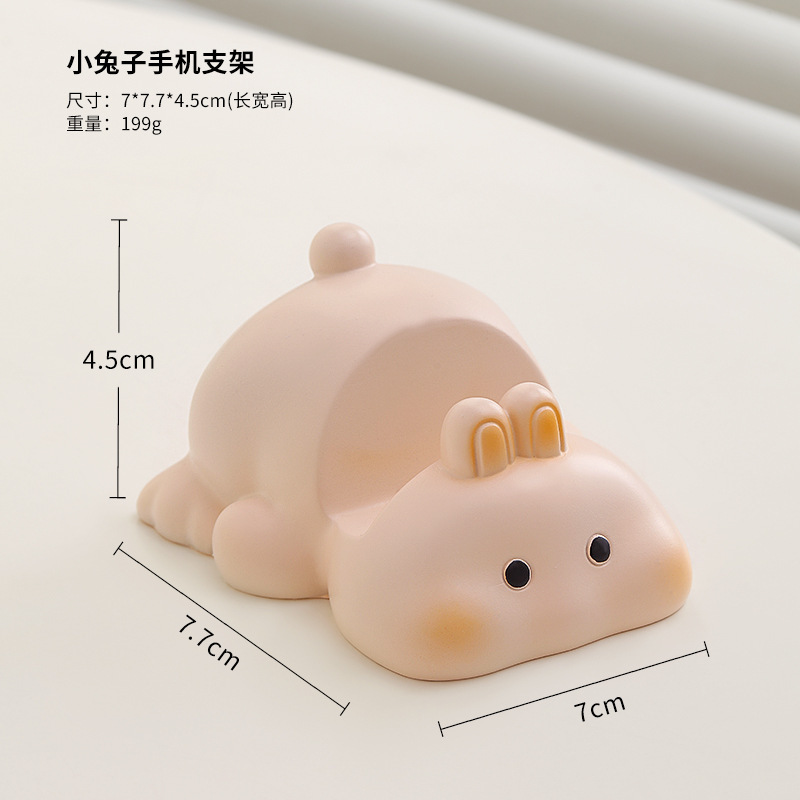 Soporte para teléfono móvil rana linda estación de oficina creativa cosas buenas decoraciones de escritorio regalos de cumpleaños niñas