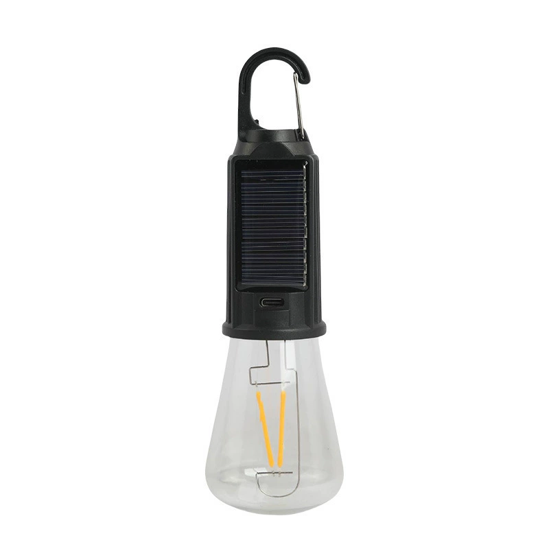 Camping LED Bubble Lamp (Eagle Flash) EF-T Series — 400 mAh Rechargeable & Solar, Hook Handle