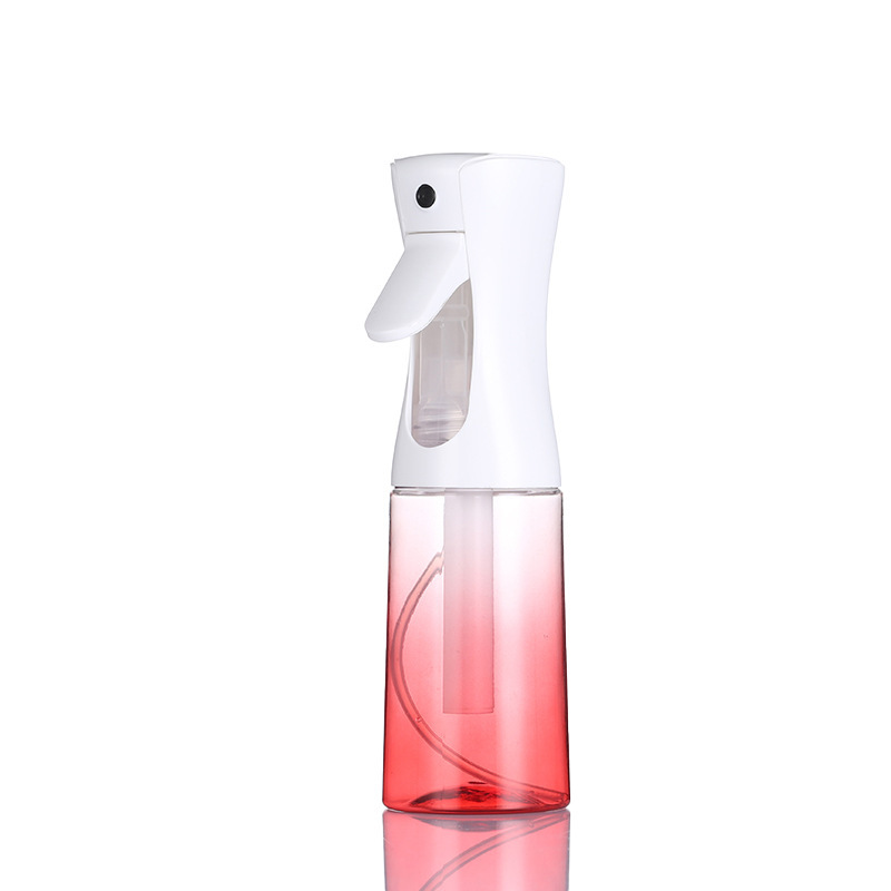Botellas de Spray en Existencia de 200 ml y 300 ml, Color Degradado, Botella de Spray Continuo para Alcohol, Desinfección, Peluquería, Jardinería, Riego, Embalaje