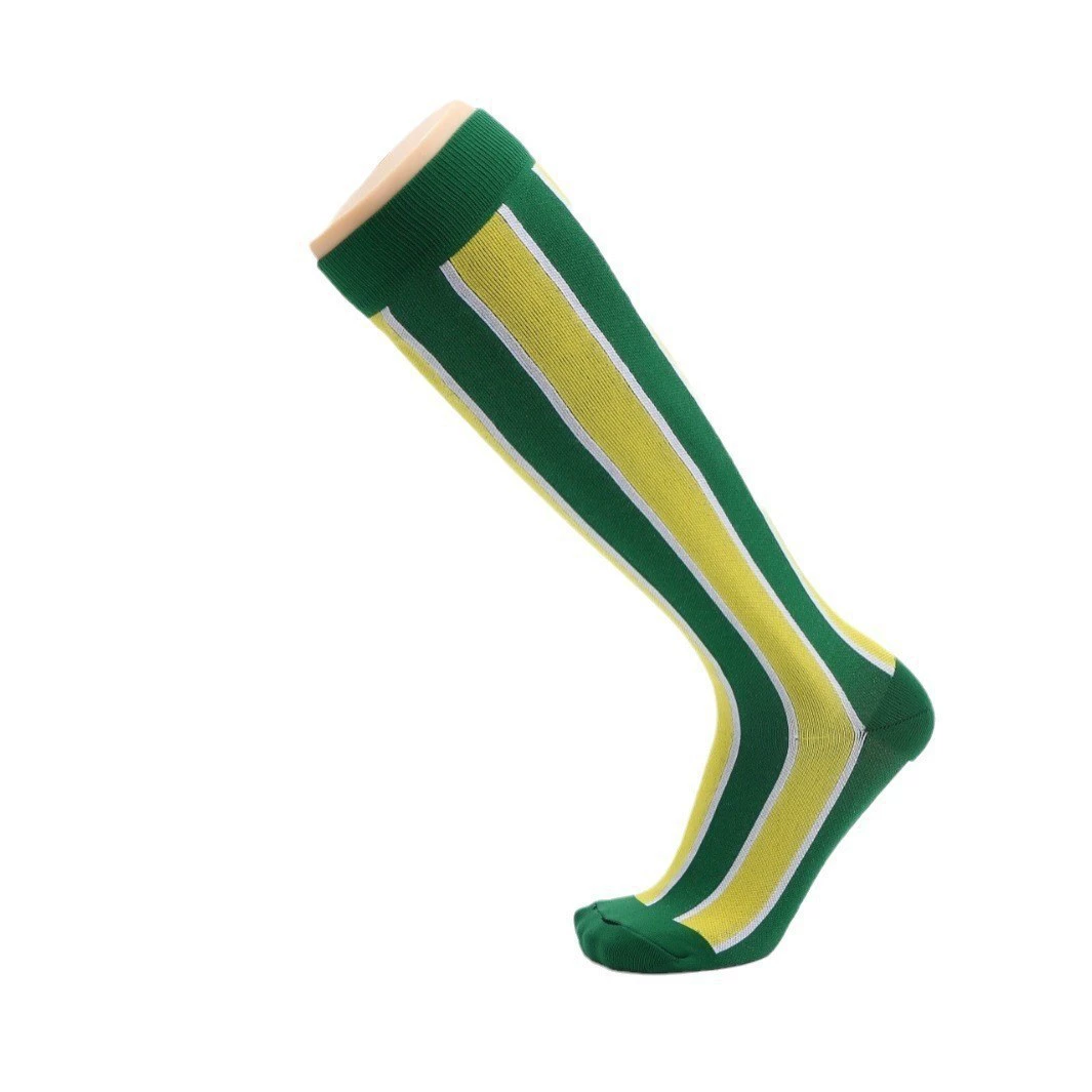 Compression Running Socks, Unisex Jacquard Knee-High Socks, Multiple Patterns, S/M & L/XL