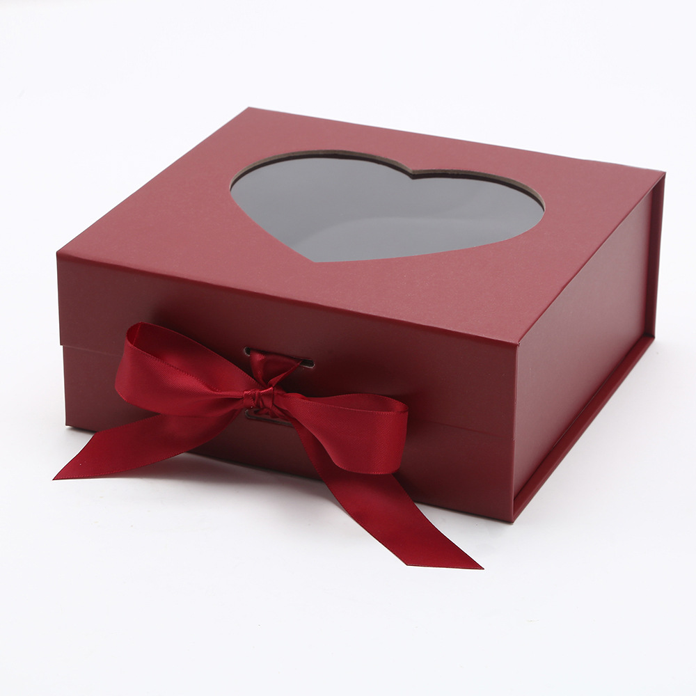 Caja plegable de una pieza, caja de regalo con solapa de absorción magnética, caja de regalo de acompañamiento de mariposas, caja vacía de regalo transfronteriza, caja de regalo se puede fijar image 19