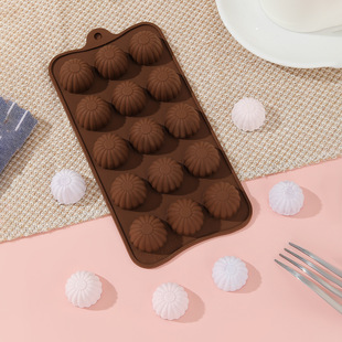 DIY Baking Mold Jelly with Hole Making 15 Chocolate Flip Candy Custom Mini Small Cake Silicone Mold