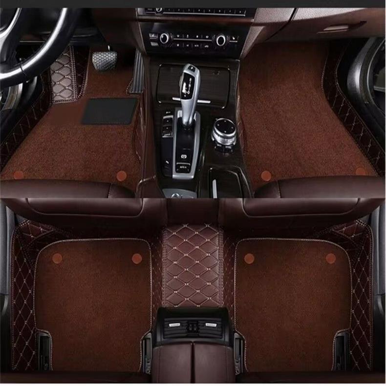 Full-enclosed car mat universal anti-slip mat special single-layer double-layer full set of environmentally friendly tasteless car pedal mat