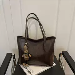 2025 New Fashion Large Capacity Women's Bag Autumn Versatile Shoulder Bag Casual Vintage Tote Bag for Class and Commute