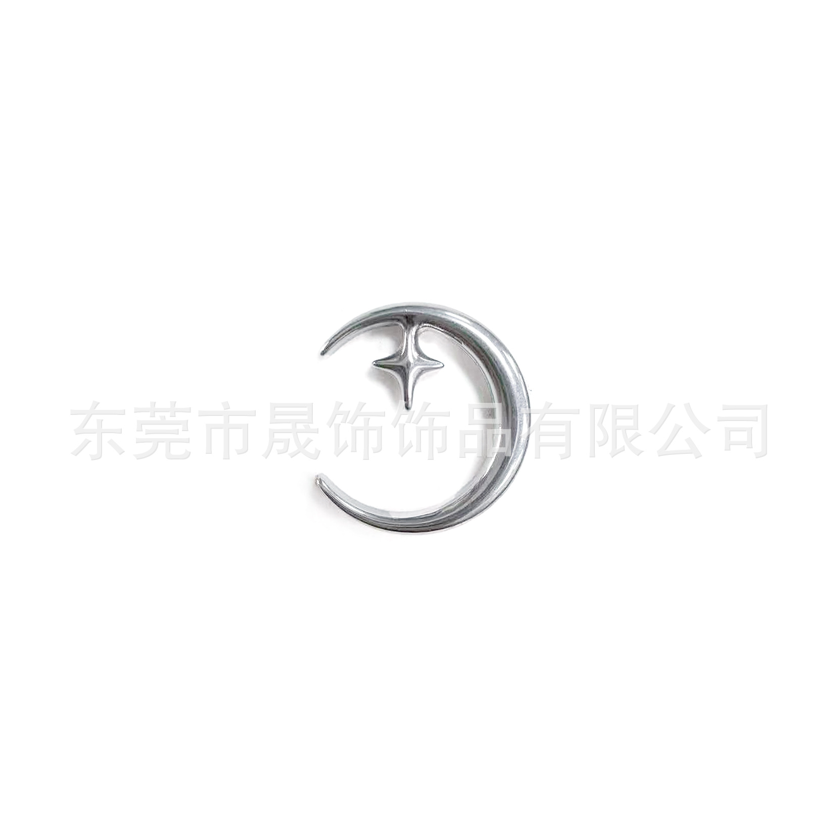 Star 月 Ear Stud F136 Titanium Alloy Moon Star 设计感 Helix Cartilage Stud G23 Titanium Piercing Jewelry Labret Stud