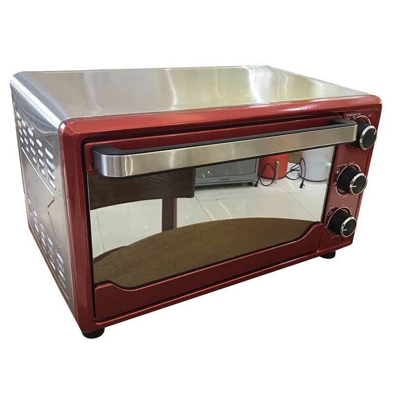 23L negro capacidad media automática multifunción visual Horno de convección sin aceite hogar inteligente image 4