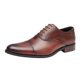 First layer cowhide wooden business formal wear British style leather shoes men's three-joint leather oxford shoes pointed men's shoes breathable