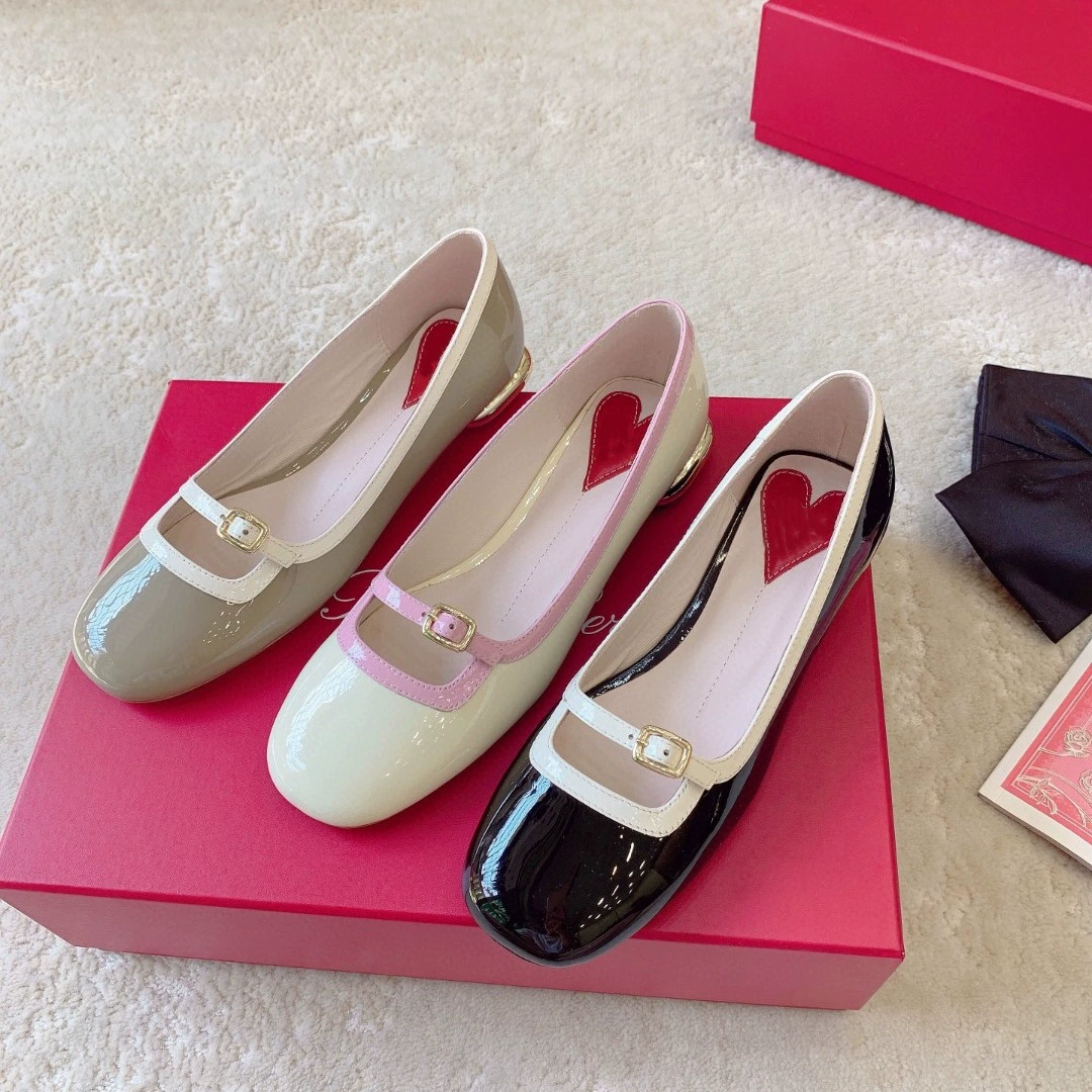 Высококачественные туфли Мэри Джейн из натуральной кожи 2025 года, новый стиль, квадратный носок, металлическая квадратная пряжка, однорядная пряжка с вырезом, плоская подошва.