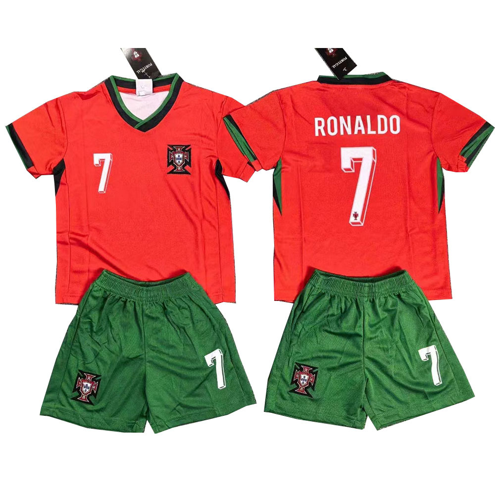 22-25 Miami Argentina France and other football uniforms with the number of children suit 2 to 15 years old football uniform training