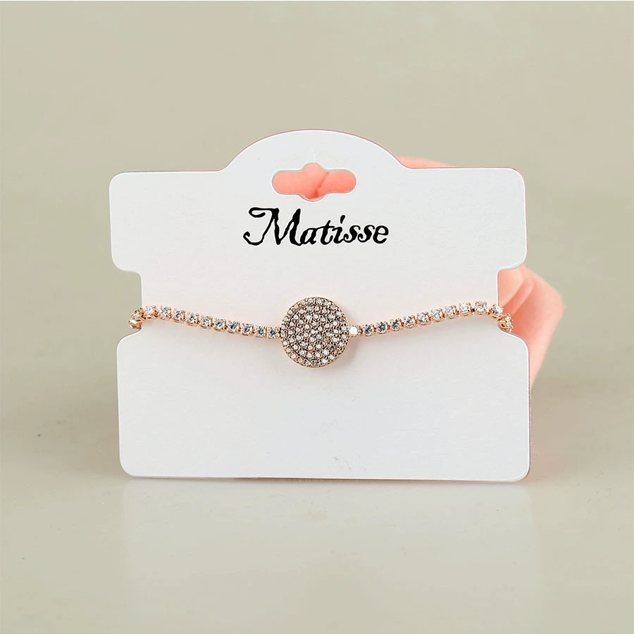 Новый медный браслет с бриллиантами регулируемый размер