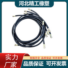 黑色钢丝橡胶管耐高压吸引管负压钢丝缠绕管抽水输水管耐磨吸砂管