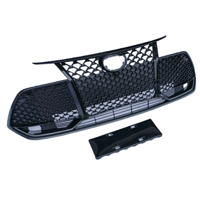 Suitable for Toyota Asia Dragon American Version Honeycomb Grille Modified TRD Large Surround Black Warrior Modified Front Face Decoration (Zhongwang) - 18-21-asia-longmei-version-of-the-internet