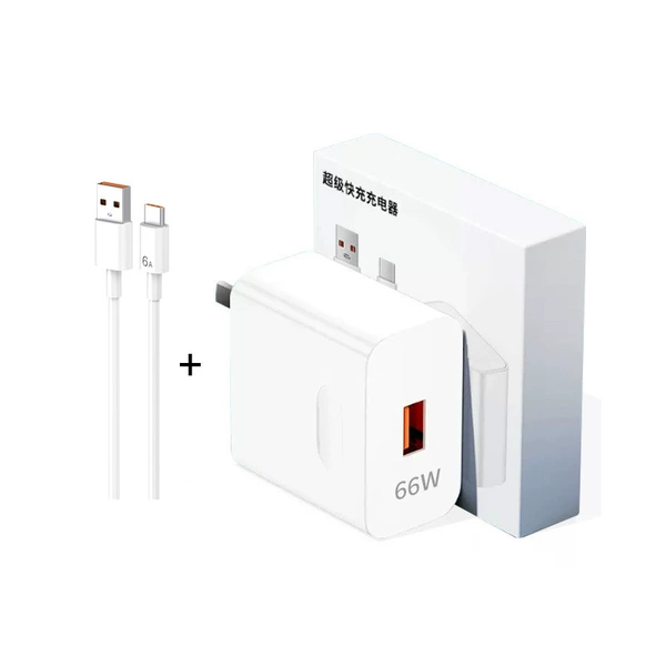 66W super fast charging head + 6A fast charging cable 1.0 meters [boxed]