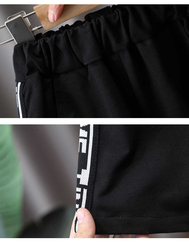 5232 traje de camisa POLO para niños verano 2025 nuevo vestido de verano deportivo para niños hermoso traje de dos piezas de manga corta para niños