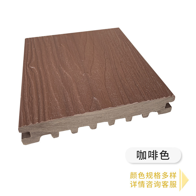 塑木地板实心供挤二代防腐木户外庭院露台室外公园防腐木地板自铺|undefined
