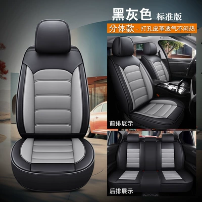 Seat Covers, Fully Enclosed Seat Covers, Universal seat cover - black-and-gray-standard-version-0