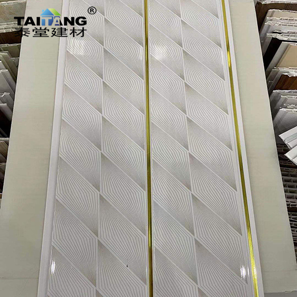 2,3 kg/2,5 kg por cuadrado 7mm * 25cm grano de madera impresión cóncava PVC fuelle integrado techo