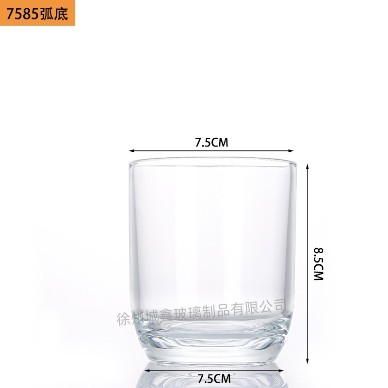 Vasos de vidrio transparentes para velas aromáticas al por mayor, portavelas de vidrio, adornos perfumados, vasos vacíos, recipientes para velas DIY, estilo nórdico