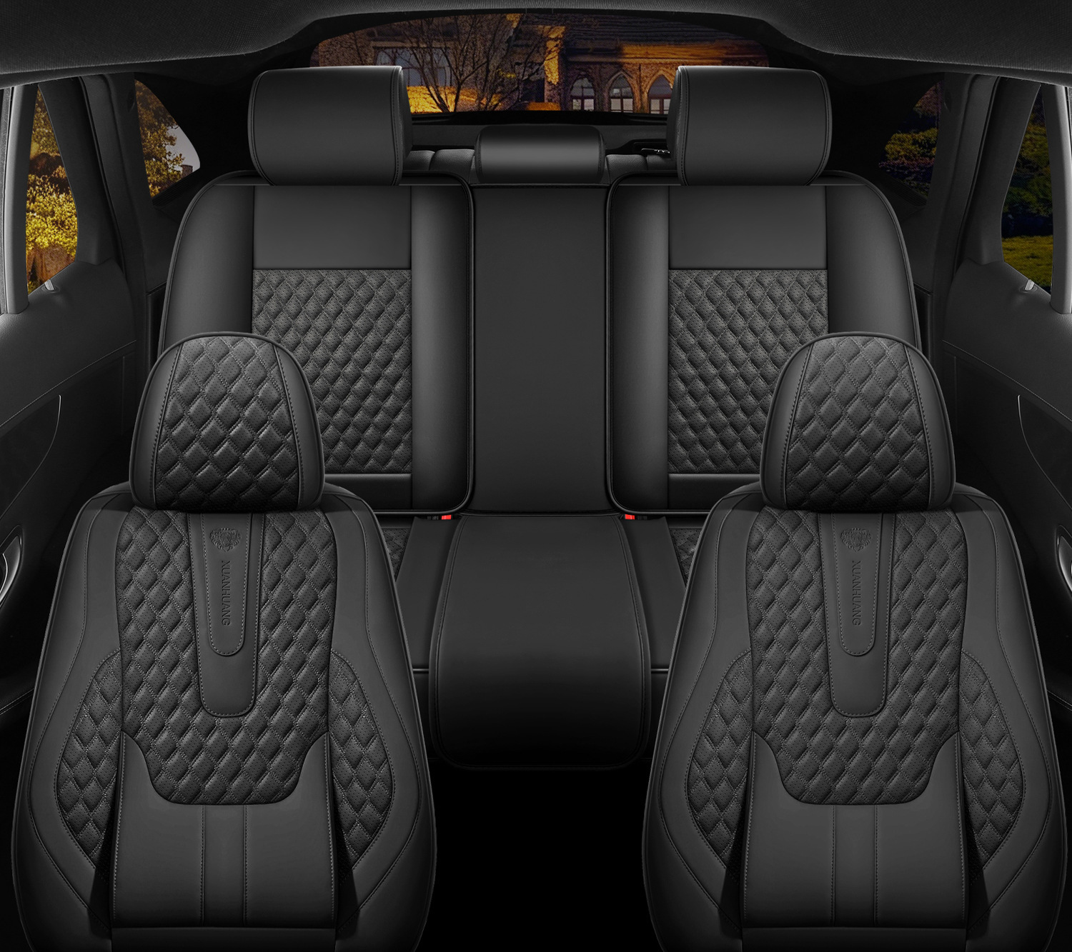 26-Year New Model Cross-Border Solid Waist-Supporting Nappa Leather All-Season Universal Seat Cushion for Export Wholesale Car Seat Cushion