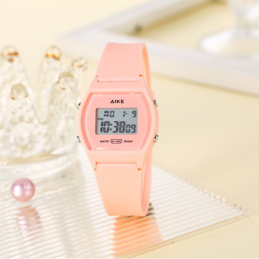 Moda nuevo reloj electrónico cuadrado simple multicolor para hombres y mujeres estudiantes de secundaria reloj multifuncional fábrica directa