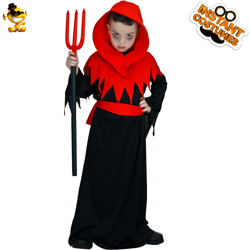 Disfraz de Halloween hombres niños Niño Rojo diablo partido etapa rendimiento traje Cosplay