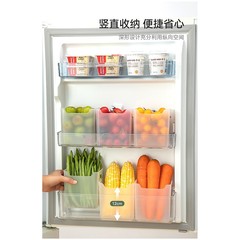 冷蔵庫の内側ドア PP 収納ボックス 食品や野菜の保存用の仕切りと分類 多機能収納