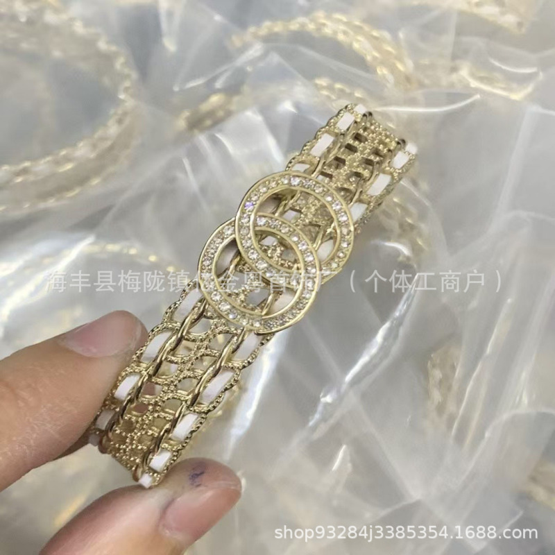香家シリーズファッション起爆ブレスレット集合図小衆気質金色双c高バージョン|undefined