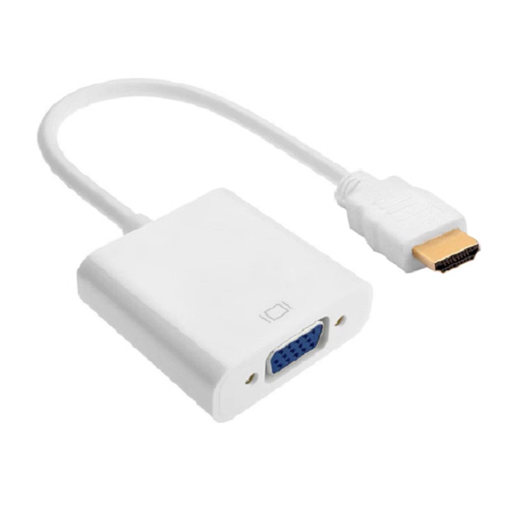 HDMIVGA转换器HDTV to VGA连接线机顶盒转接头高清线芯片网线