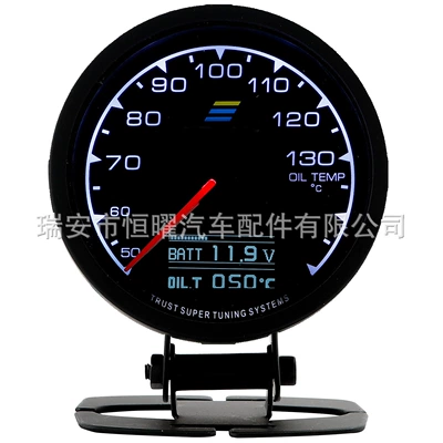 Turbocharger Voltage, Vacuum, and Exhaust – automobile instrument - oil-temperature