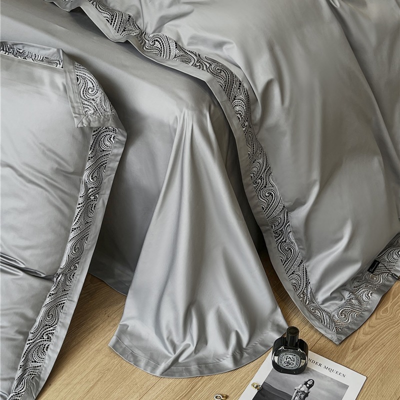 Italian Light Luxury Lace Bedding Bedding High-end 140 Cotton Long-staple Cotton Four-piece Home Textile Eden 4